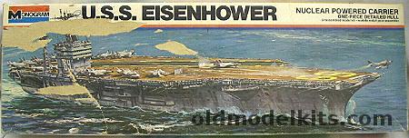 Monogram 1/825 U.S.S. Eisenhower Aircraft Carrier, 3005 plastic model kit